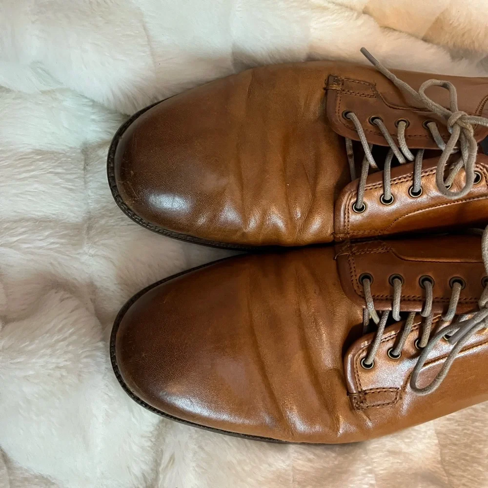Cole Haan Grand Postman Mens 8.5M Brown Oxford Lace Up Workwear Office Shoes